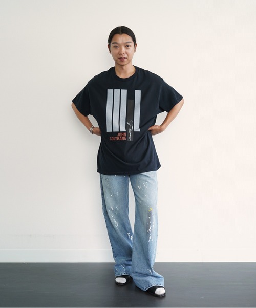 THRIFTY LOOK(スリフティールック)の「THRIFTY LOOK スリフティルック / "JOHN COLTRANE" JAZZ TEE(Tシャツ/カットソー・メンズ・ブラック/ブラック系1・X-LARGE/MEDIUM/LARGE)」の17枚目の写真