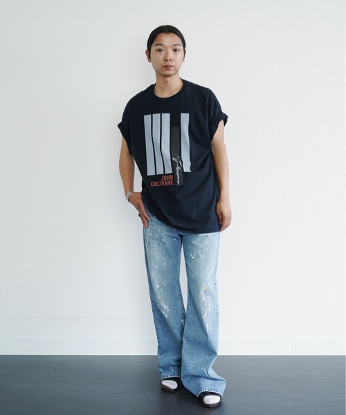 THRIFTY LOOK(スリフティールック)の「THRIFTY LOOK スリフティルック / "JOHN COLTRANE" JAZZ TEE(Tシャツ/カットソー・メンズ・ブラック/ブラック系1・X-LARGE/MEDIUM/LARGE)」の20枚目の写真