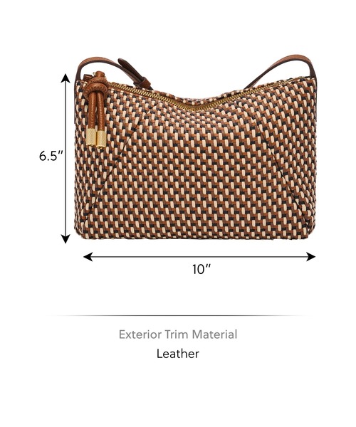 FOSSIL(フォッシル)の「フォッシル 斜めがけバッグ レディース PVC/PU ブラウン ZB11220249(ショルダーバッグ・レディース・ブラウン・FREE)」の5枚目の写真