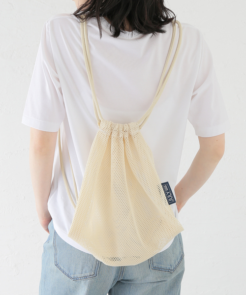 plage（プラージュ）の「JULY NINE/ ジュライ ナイン KNAPSACK MESH バッグ（ショルダーバッグ・レディース・ベージュ系その他・FREE）」の11枚目の写真
