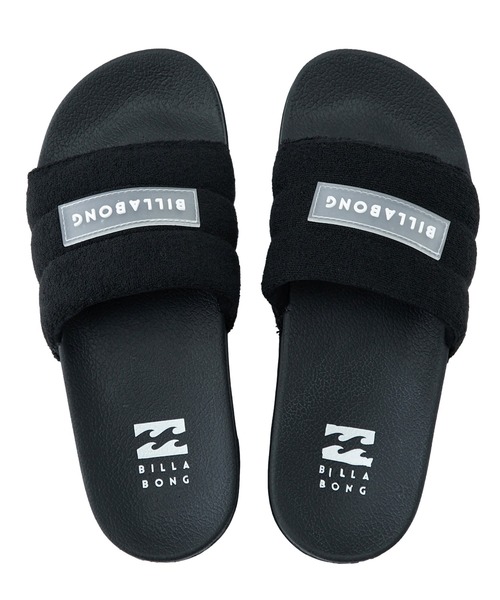 BILLABONG(ビラボン)の「BILLABONG ウィメンズ WEDGE SOLE PILE SLID ビーチサンダル 【2026年春夏モデル】(サンダル・レディース・ホワイト/ブルー系その他2/ブラック・24cm/23cm)」の1枚目の写真