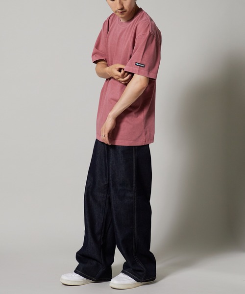 OK YESTERDAY（オッケーイエスタデイ）の「OK YESTERDAY / オーケー イエスタデイ ピグメンドダイTシャツ 秋 秋服 2026年秋冬（Tシャツ/カットソー・メンズ・ブラック/レッド/パープル/グリーン/ネイビー・L/M）」の19枚目の写真