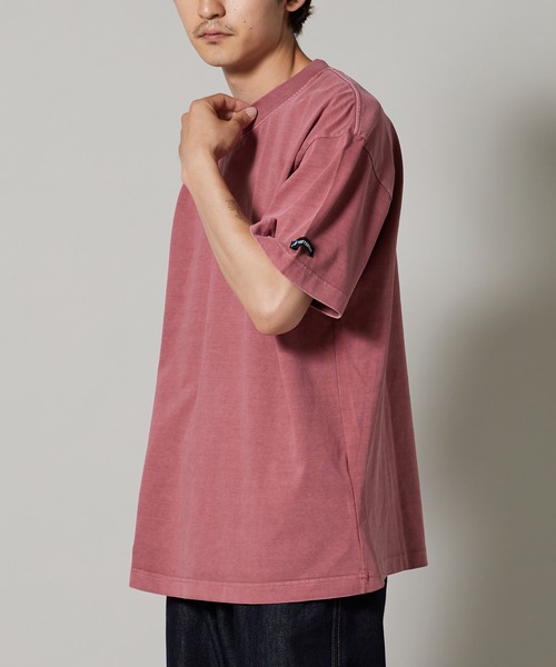 OK YESTERDAY（オッケーイエスタデイ）の「OK YESTERDAY / オーケー イエスタデイ ピグメンドダイTシャツ 秋 秋服 2026年秋冬（Tシャツ/カットソー・メンズ・ブラック/レッド/パープル/グリーン/ネイビー・L/M）」の11枚目の写真