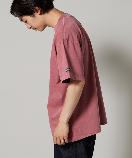 OK YESTERDAY（オッケーイエスタデイ）の「OK YESTERDAY / オーケー イエスタデイ ピグメンドダイTシャツ 秋 秋服 2026年秋冬（Tシャツ/カットソー・メンズ・ブラック/レッド/パープル/グリーン/ネイビー・L/M）」の12枚目の写真