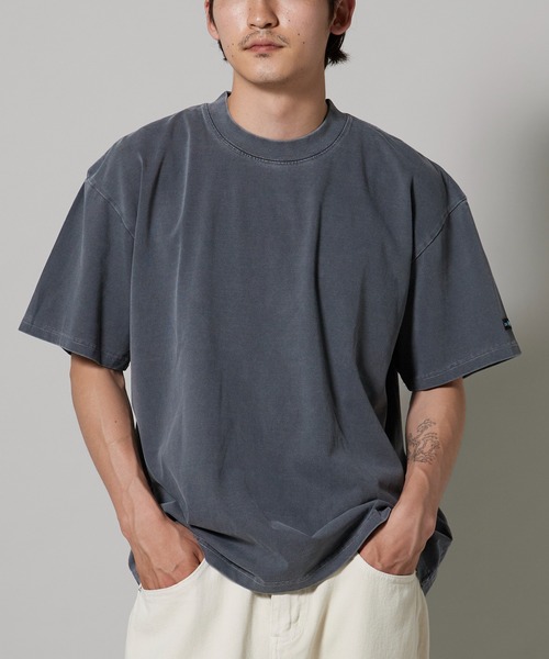 OK YESTERDAY（オッケーイエスタデイ）の「OK YESTERDAY / オーケー イエスタデイ ピグメンドダイTシャツ 秋 秋服 2026年秋冬（Tシャツ/カットソー・メンズ・ブラック/レッド/パープル/グリーン/ネイビー・L/M）」の7枚目の写真