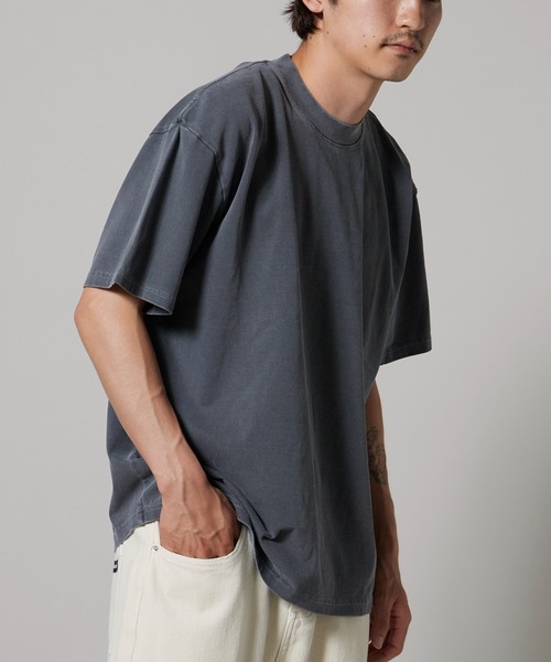OK YESTERDAY（オッケーイエスタデイ）の「OK YESTERDAY / オーケー イエスタデイ ピグメンドダイTシャツ 秋 秋服 2026年秋冬（Tシャツ/カットソー・メンズ・ブラック/レッド/パープル/グリーン/ネイビー・L/M）」の22枚目の写真
