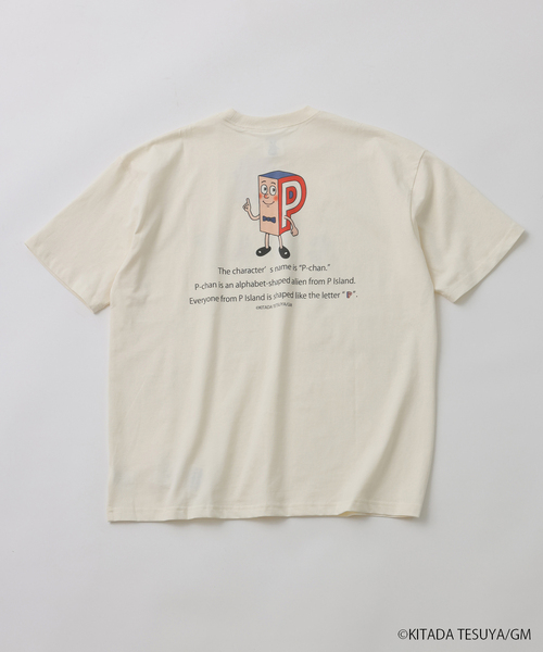 JOURNAL STANDARD relume(ジャーナルスタンダード レリューム)の「Pちゃん / アルファベッツ "SUPER" アルファベット Tシャツ(Tシャツ/カットソー・メンズ・ブラック系その他/ホワイト・LARGE/MEDIUM)」の8枚目の写真