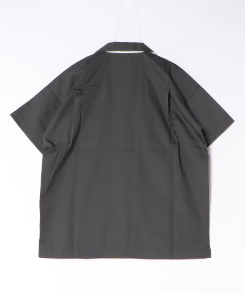HOUSTON(ヒューストン)の「HOUSTON コード刺繍オープンカラーシャツ(CHEST POKET)(シャツ/ブラウス・メンズ・オフホワイト/オリーブ/チャコール・XX-LARGE/X-LARGE/LARGE/MEDIUM)」の5枚目の写真