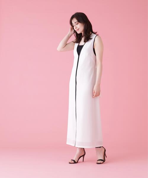 PINKY&DIANNE（ピンキーアンドダイアン）の「◆シアーメッシュバックリボンワンピース（ワンピース・レディース・ホワイト系その他2/ネイビー・36/38）」の12枚目の写真