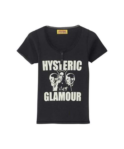 EVIL SKULL チビTシャツ（Tシャツ/カットソー）｜HYSTERIC GLAMOUR