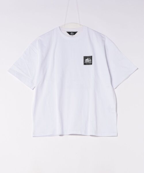 CAMP7（キャンプセブン）の「【CAMP7】バックスクエアロゴＴシャツ (フォトプリント / 綿100% / 抗菌防臭 / オーバーサイズ)（Tシャツ/カットソー・メンズ・ホワイト/ブラック/ブルー・XL/S/M/L）」の18枚目の写真