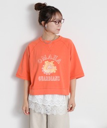 フロッキー加工アニマルプリントショートスリーブTee