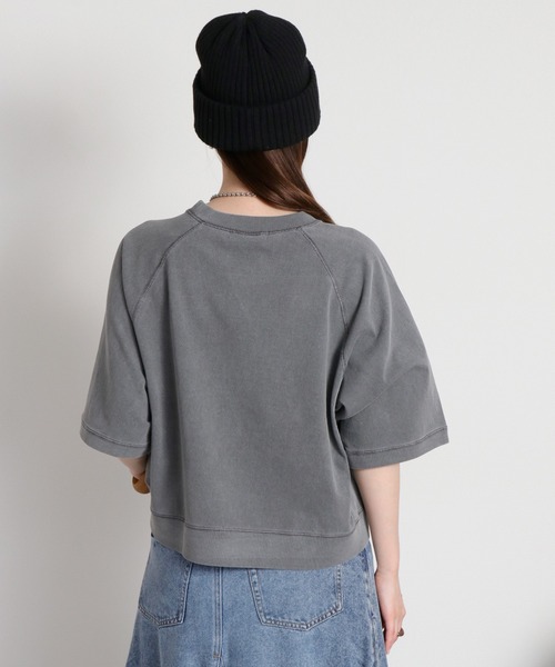 cepo(セポ)の「フロッキー加工アニマルプリントショートスリーブTee(Tシャツ/カットソー・レディース・オフホワイト/サックスブルー/チャコール/レッド・M)」の12枚目の写真