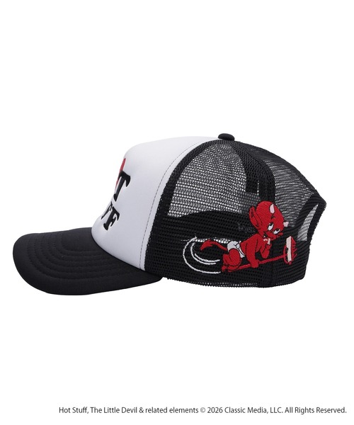 X-girl(エックスガール)の「X-girl | HOT STUFF TRUCKER CAP(キャップ・レディース・ブラック・ONE SIZE)」の11枚目の写真
