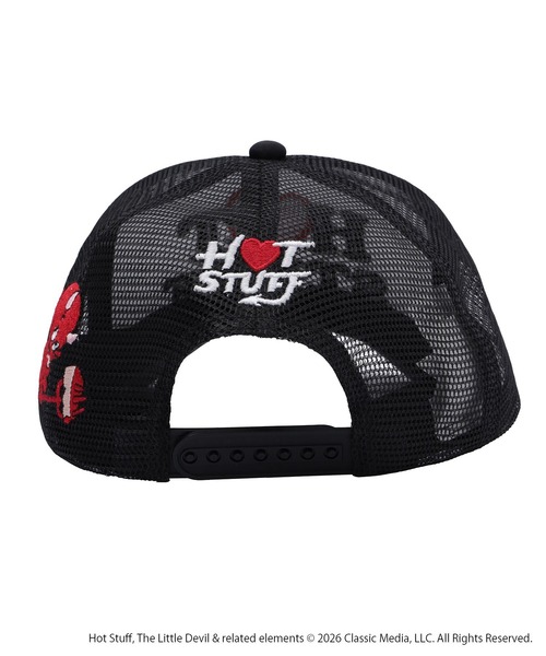 X-girl(エックスガール)の「X-girl | HOT STUFF TRUCKER CAP(キャップ・レディース・ブラック・ONE SIZE)」の12枚目の写真
