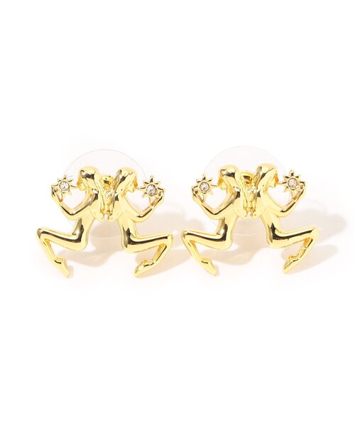 Lele Sadoughi(レレサドイ)の「LELE SADOUGHI GEMINI ZODIAC ピアス(ピアス(両耳用)・レディース・ゴールド・FREE)」の1枚目の写真