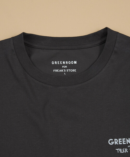 FREAK'S STORE(フリークスストア)の「GREENROOM GALLERY × FREAK'S STORE / グリーンルームギャラリー 別注 Tyler Warren 半袖Tシャツ(Tシャツ/カットソー・メンズ・レッド/チャコールグレー/ホワイト・MEDIUM/LARGE)」の6枚目の写真