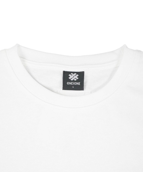 ONEXONE(ワンフォーワン)の「【ONEXONE/ワンフォーワン】WJ EMBROIDERED T-SHIRT(Tシャツ/カットソー・メンズ・ホワイト/ブラック・MEDIUM/LARGE)」の5枚目の写真