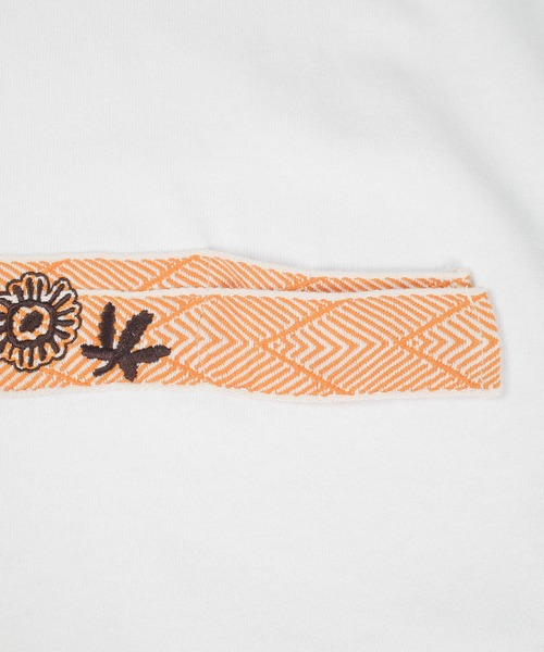 ONEXONE(ワンフォーワン)の「【ONEXONE/ワンフォーワン】WJ EMBROIDERED T-SHIRT(Tシャツ/カットソー・メンズ・ホワイト/ブラック・MEDIUM/LARGE)」の7枚目の写真