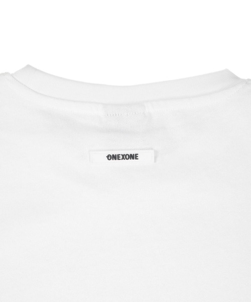 ONEXONE(ワンフォーワン)の「【ONEXONE/ワンフォーワン】WJ EMBROIDERED T-SHIRT(Tシャツ/カットソー・メンズ・ホワイト/ブラック・MEDIUM/LARGE)」の9枚目の写真
