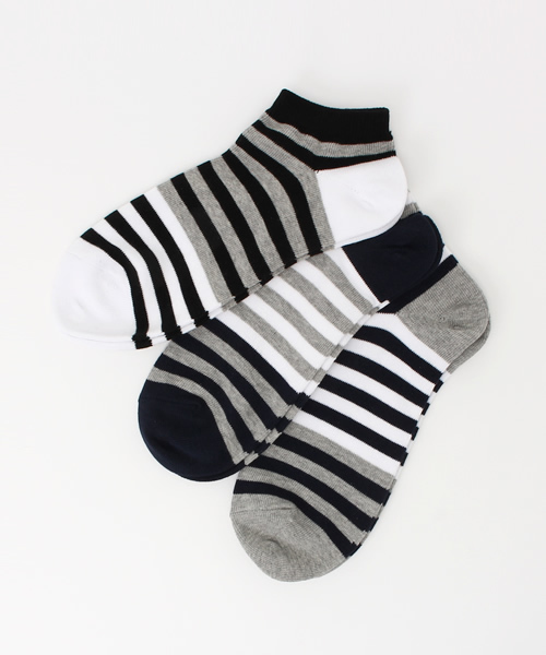 RAGEBLUE（レイジブルー）の「＜3足セットでお買い得＞3PアンクルソックスSS/714773（ソックス/靴下・メンズ・オフホワイト/その他4/ブラック/ホワイト/その他6/その他8/その他7/その他1/その他5・FREE）」の7枚目の写真