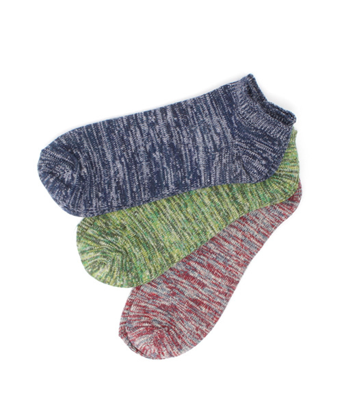 RAGEBLUE（レイジブルー）の「＜3足セットでお買い得＞3PアンクルソックスSS/714773（ソックス/靴下・メンズ・オフホワイト/その他4/ブラック/ホワイト/その他6/その他8/その他7/その他1/その他5・FREE）」の3枚目の写真