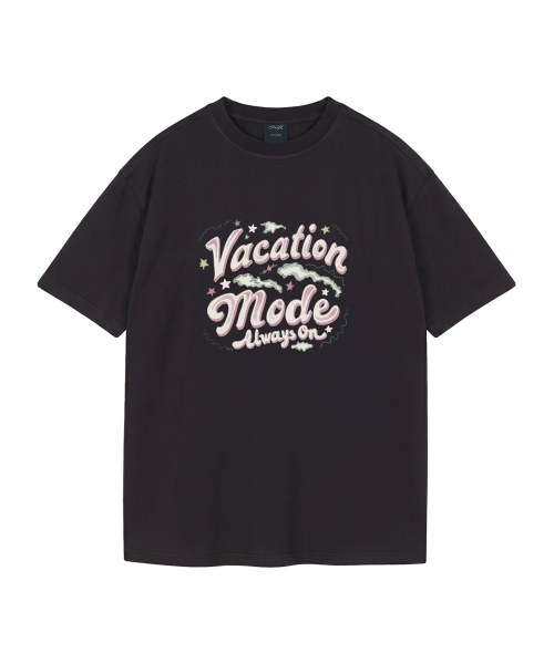 WILDROCK(ワイルドロック)の「バケーションモード ピグメントオーバーサイズ半袖Tシャツ(クロップ付き)(Tシャツ/カットソー・レディース・ピンク/ライトパープル/カーキ/ブルー/ホワイト/ライトグレー/ブラック/チャコール・LARGE/SMALL/MEDIUM/X-SMALL/FREE)」の9枚目の写真