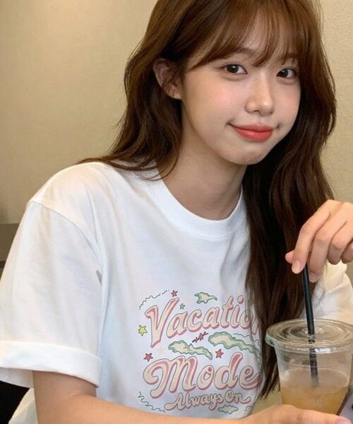 WILDROCK(ワイルドロック)の「バケーションモード ピグメントオーバーサイズ半袖Tシャツ(クロップ付き)(Tシャツ/カットソー・レディース・ピンク/ライトパープル/カーキ/ブルー/ホワイト/ライトグレー/ブラック/チャコール・LARGE/SMALL/MEDIUM/X-SMALL/FREE)」の18枚目の写真
