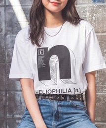 【SETUP7】立体"n"ロゴグラフィック半袖Tシャツ SPD
