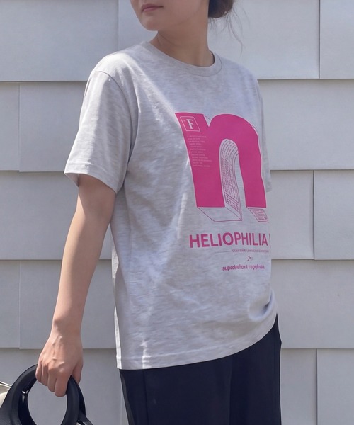 SETUP7(セットアップセブン)の「【SETUP7】立体"n"ロゴグラフィック半袖Tシャツ SPD(Tシャツ/カットソー・レディース・ホワイト/ライトグレー/ブラック・M/L)」の4枚目の写真
