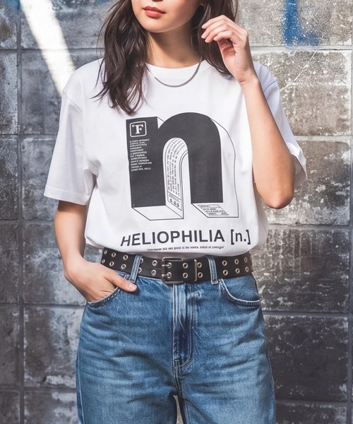 SETUP7(セットアップセブン)の「【SETUP7】立体"n"ロゴグラフィック半袖Tシャツ SPD(Tシャツ/カットソー・レディース・ホワイト/ライトグレー/ブラック・M/L)」の7枚目の写真