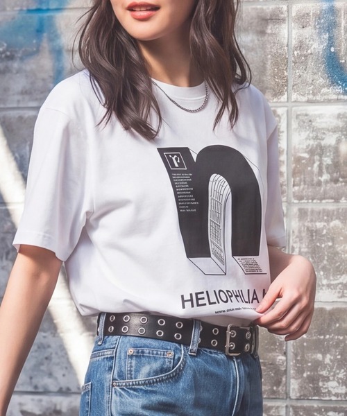 SETUP7(セットアップセブン)の「【SETUP7】立体"n"ロゴグラフィック半袖Tシャツ SPD(Tシャツ/カットソー・レディース・ホワイト/ライトグレー/ブラック・M/L)」の8枚目の写真