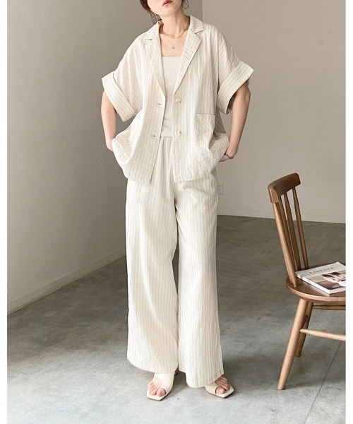 She's Closet｜シーズクローゼットのセットアップ（ベージュ系）通販
