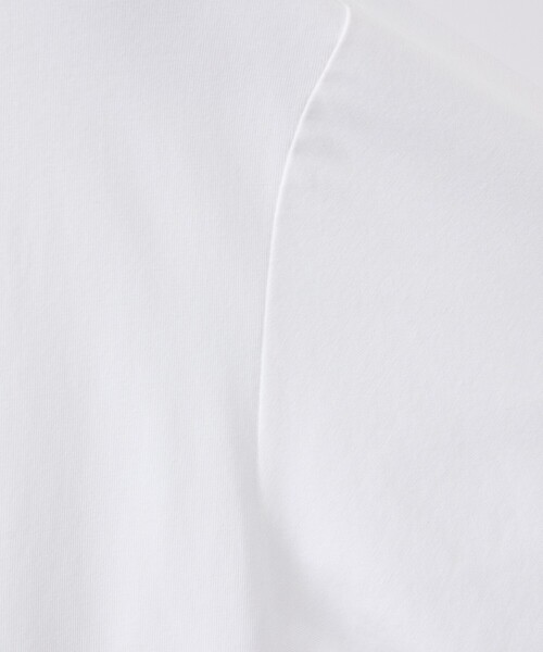 ABAHOUSE GRAY(アバハウスグレイ)の「【SMART CLOSET】シルケット天竺 キーヘンリーネック Tシャツ / 接触冷感 / 遮熱(Tシャツ/カットソー・メンズ・グリーン/ネイビー/ブラック/ホワイト/グレイッシュベージュ・44/50/46/48)」の21枚目の写真