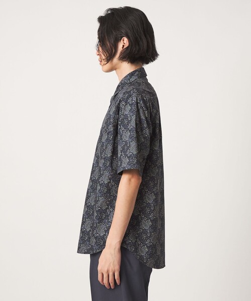 A DAY IN THE LIFE UNITED ARROWS(アデイインザライフユナイテッドアローズ)の「コットン パターンプリント リラックスシャツ<A DAY IN THE LIFE>(シャツ/ブラウス・メンズ・ダークグリーン/ネイビー・M/L)」の10枚目の写真