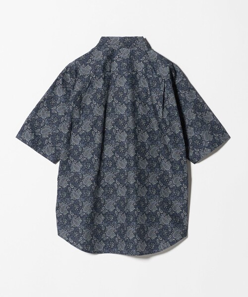 A DAY IN THE LIFE UNITED ARROWS(アデイインザライフユナイテッドアローズ)の「コットン パターンプリント リラックスシャツ<A DAY IN THE LIFE>(シャツ/ブラウス・メンズ・ダークグリーン/ネイビー・M/L)」の16枚目の写真