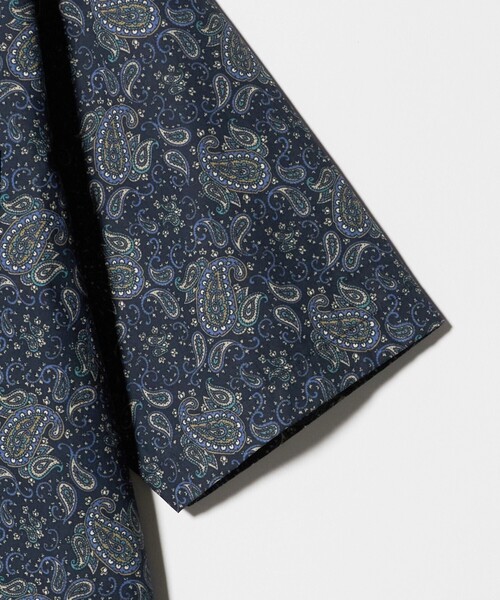 A DAY IN THE LIFE UNITED ARROWS(アデイインザライフユナイテッドアローズ)の「コットン パターンプリント リラックスシャツ<A DAY IN THE LIFE>(シャツ/ブラウス・メンズ・ダークグリーン/ネイビー・M/L)」の18枚目の写真