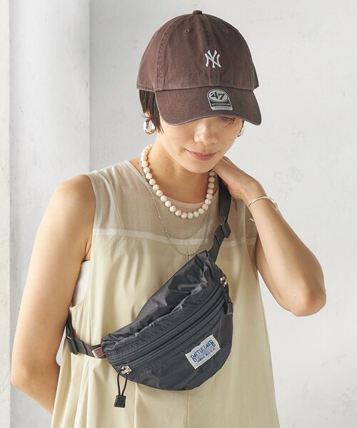 BATTLE LAKE(バトルレイク)の「BATTLE LAKE: ウエスト ポーチ(ボディバッグ/ウエストポーチ・レディース・ブルー/ブラック/ブラウン・ONE SIZE)」の4枚目の写真