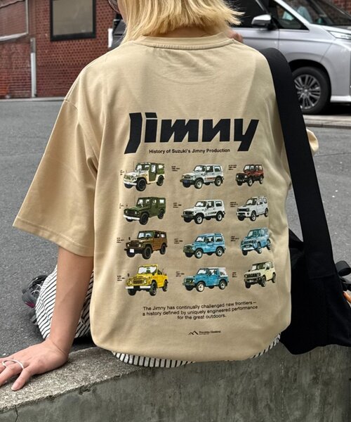 Franklin Climbing(フランクリンクライミング)の「【Franklin Climbing×JIMNY】ジムニーコレクションTee(Tシャツ/カットソー・メンズ・ホワイト/ブラック/ベージュ・MEDIUM/LARGE)」の3枚目の写真
