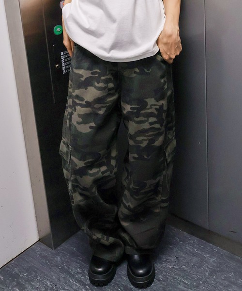 SpRay(スプレイ)の「迷彩カーゴパンツ(カーゴパンツ・レディース・グレー/カーキ・SMALL/MEDIUM)」の16枚目の写真