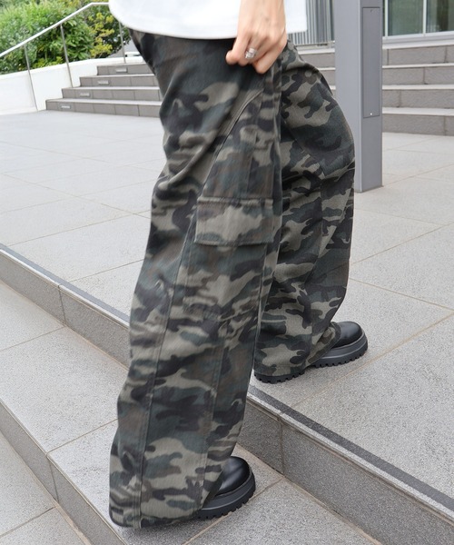 SpRay(スプレイ)の「迷彩カーゴパンツ(カーゴパンツ・レディース・グレー/カーキ・SMALL/MEDIUM)」の22枚目の写真