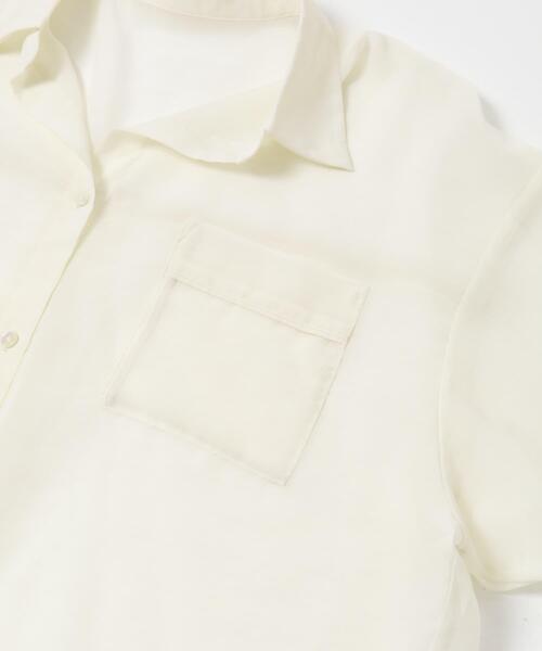 URBAN RESEARCH ROSSO WOMEN(アーバンリサーチ ロッソ)の「シアースキッパーシャツ(シャツ/ブラウス・レディース・オフホワイト/ブラック/イエロー/ブルー系その他・FREE)」の11枚目の写真