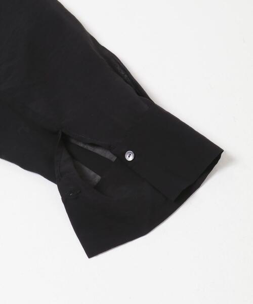 URBAN RESEARCH ROSSO WOMEN(アーバンリサーチ ロッソ)の「シアースキッパーシャツ(シャツ/ブラウス・レディース・オフホワイト/ブラック/イエロー/ブルー系その他・FREE)」の19枚目の写真