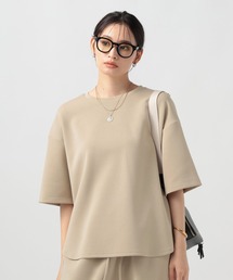 BAYFLOW | [接触冷感/吸水速乾/UVカット/汗染み防止]ファンクションフィブリル半袖Tシャツ(Tシャツ/カットソー)