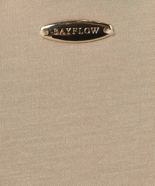 BAYFLOW（ベイフロー）の「[接触冷感/吸水速乾/UVカット/汗染み防止]ファンクションフィブリル半袖Tシャツ（Tシャツ/カットソー・レディース・テラコッタ/グレイッシュベージュ/チャコール・FREE）」の9枚目の写真