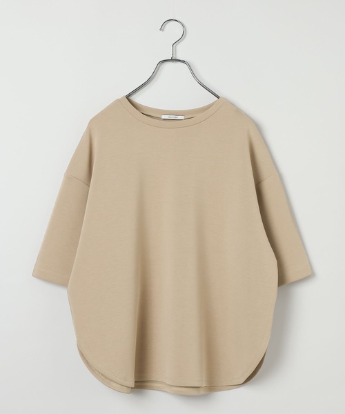 BAYFLOW（ベイフロー）の「[接触冷感/吸水速乾/UVカット/汗染み防止]ファンクションフィブリル半袖Tシャツ（Tシャツ/カットソー・レディース・テラコッタ/グレイッシュベージュ/チャコール・FREE）」の16枚目の写真