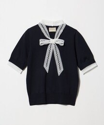 UNITED ARROWS | 4WAY ボウタイレース ショートスリーブ ニット(ニット/セーター)