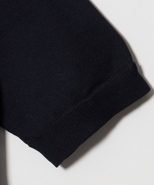 UNITED ARROWS(ユナイテッドアローズ)の「4WAY ボウタイレース ショートスリーブ ニット(ニット/セーター・レディース・ダークグレー/オフホワイト/ネイビー・FREE)」の10枚目の写真