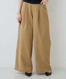 Rouge vif（ルージュヴィフ）の「【吸水速乾 UVカット】スパンポリストレッチツイルワイドパンツ（その他パンツ）」