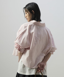 BACK STAR★ OXFORD SHORT SHIRT